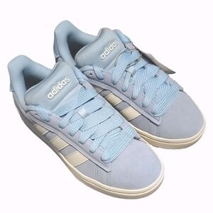 NEW Adidas Grand Court Alpha 00 Sneaker Light Blue Suede Cloud Foam W 7‎ / K 6